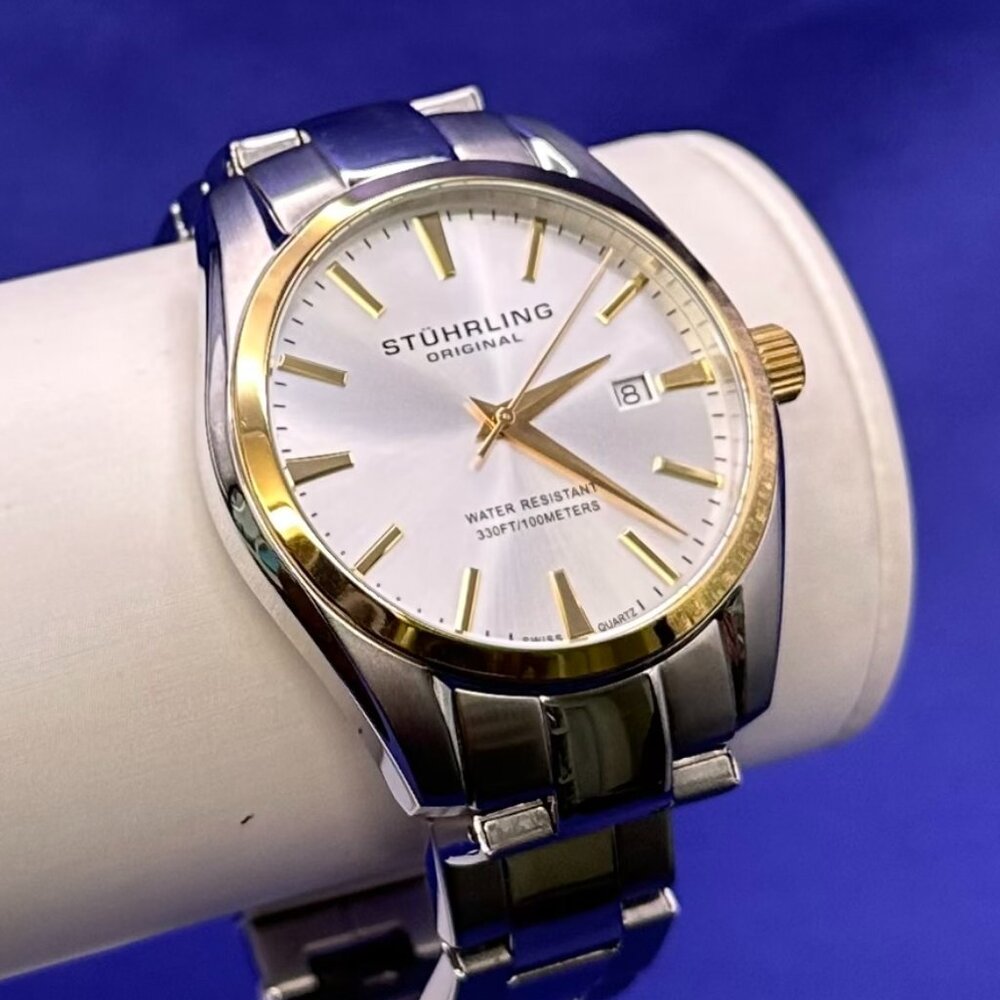 Stuhrling Original Mens Ascot Analog Swiss Watch